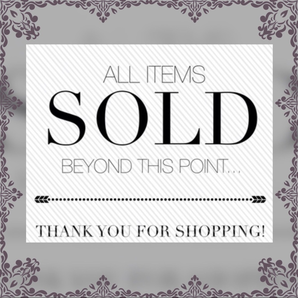 💲💲💲 SOLD Beyond this POINT